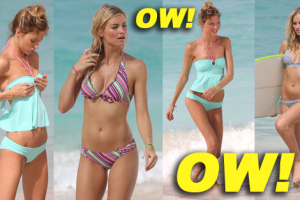 Martha Hunt vs Elyse Taylor – Hard at Work For Victoria’s Secret in St. Barts!