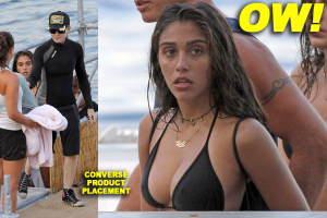 Bikini Pics: Madonna’s Daughter Lourdes Probably Got Implants; Madonna Turned 55 Today.