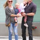 Rebecca Gayheart and Eric Dane take their daughters out for breakfast in Los Angeles