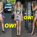 Diana Vickers Displays Her Sexy Legs Leaving ITV Studios