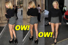 Ellie Goulding Gets Leggy Outside The KISS FM Studios In London
