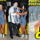 Hazel O'Sullivan arriving at Dublin Airport