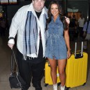 Hazel O'Sullivan arriving at Dublin Airport