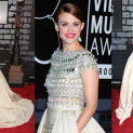 ‘Teen Wolf’ Star Holland Roden Brings Oscars Red Carpet Fashion to the MTV VMAs
