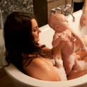 These Are Fake, Right? Kate Middleton & Prince William in the Tub With Baby Prince George!