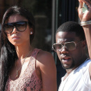 Kevin Hart and his girlfriend do a bit of shopping at Barneys New York in Beverly Hills