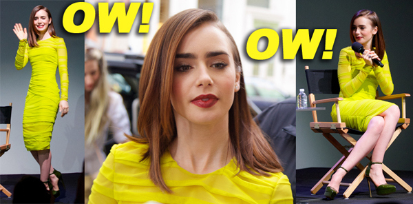 Lily Collins discusses The Mortal Instruments City of Bones