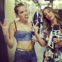 Miley Cyrus MTV Backstage 1
