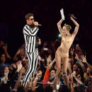 Miley Cyrus Performs With Robin Thicke at 2013 MTV VMAs ADDS-19