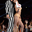 Miley Cyrus Performs With Robin Thicke at 2013 MTV VMAs ADDS-1