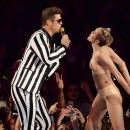 Miley Cyrus Performs With Robin Thicke at 2013 MTV VMAs ADDS-21