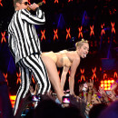 Miley Cyrus Performs With Robin Thicke at 2013 MTV VMAs ADDS-33
