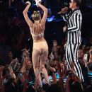 Miley Cyrus Performs With Robin Thicke at 2013 MTV VMAs ADDS-41
