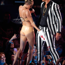 Miley Cyrus Performs With Robin Thicke at 2013 MTV VMAs ADDS-6
