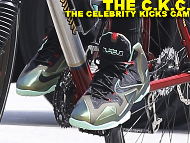 Lebron James Films A Nike Commerical