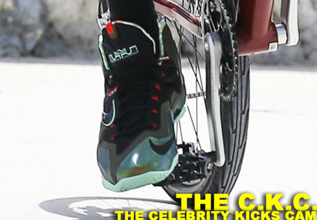 Lebron James Films A Nike Commerical