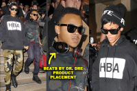 Rihanna Catwalks Thru LAX With Lil’ Bro Rajad; Bro Rocks Beats by Dre Headphones!
