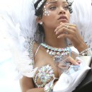 Rihanna is pictured during Barbados' Kadooment Day Parade ADDS-7