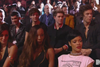 Miley Cyrus Shocks At 2013 MTV VMAs – Instantly-Classic GIFs, Plus: Audience Reactions (Rihanna, Will Smith & Family, etc.)