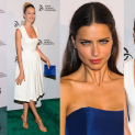 Beautiful Duo Adriana Lima & Candice Swanepoel @ 2013 Novak Djokovic Benefit Dinner in NYC