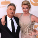 Alec Baldwin Treats His Daughter Ireland to the 2013 Emmys Red Carpet