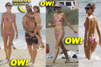 Alessandra Ambrosio Hits The Beach With Her Family in Malibu