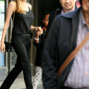 **EXCLUSIVE** Angelina Jolie leaving David Jones department store in Sydney looking thin
