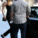 **EXCLUSIVE** Angelina Jolie leaving David Jones department store in Sydney looking thin