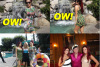 The Howe Twins with The Hefners at The Playboy Mansion