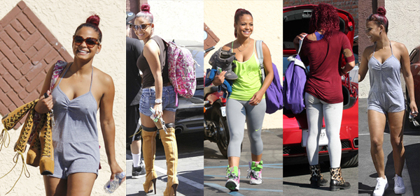 Christina Milian leaving 'Dancing With The Stars' rehearsals in Hollywood, California