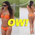 SHE’S BACK!!  Claudia Romani Bikini Photos in Miami Beach!!