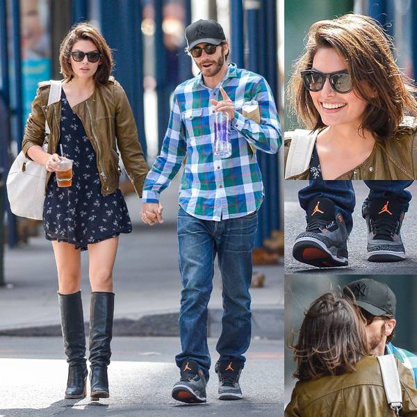 Jake Gyllenhaal and Alyssa Miller Stroll Through Tribeca