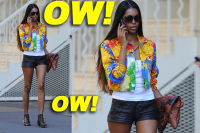 NYC: Jessica White Catwalked Around Greenwich Village! OW!