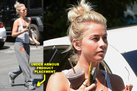 BREAKING!! Julianne Hough Ditches Her Asics For Under Armour Running Shoes!