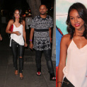 Karrueche Tran arriving at Hennessey Party in Hollywood
