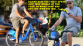 Leonardo DiCaprio Bikes Around On A Citi Bike; Discusses Dating Schedule With Assistant