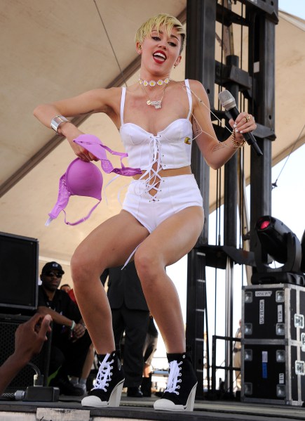 Miley Cyrus Performs at iHeartRadio Music Festival Village ADDS-7