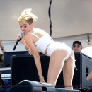 Miley Cyrus Performs at iHeartRadio Music Festival Village ADDS-9A
