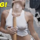 Miley Cyrus Wrecking Ball Screenshot 1