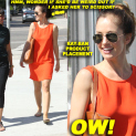 Slightly Cold Minka Kelly Loves Her Ray-Ban Aviators! OW!!