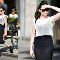 BREAKING!! Rose McGowan Goes Down Curb While Hailing A Cab AT THE SAME TIME!!!!