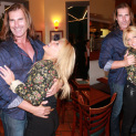 Pamela Bach-Hasselhoff & Fabio Get Familiar at Cafe Med!!