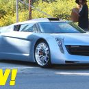 Exclusive... Jay Leno Cruising Around In His Eco Jet
