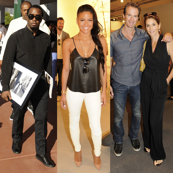 P. Diddy, Cassie and Cindy Crawford & Rande Gerber