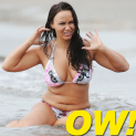 Chanelle Hayes Displays Her Curvy Full-Figured Bikini Body!