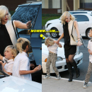Gwen Stefani takes her kids to a Christmas Eve Church service
