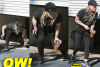 BREAKING NEWS! Hilary Duff Ducks Under A Closing Garage Door While Holding An Iced Coffee!