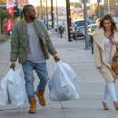 Kim Kardashian And Kanye West Shopping