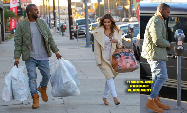 Kim Kardashian And Kanye West Shopping