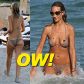 Lady Victoria Hervey Suffers Bikini Wardrobe Malfunction!